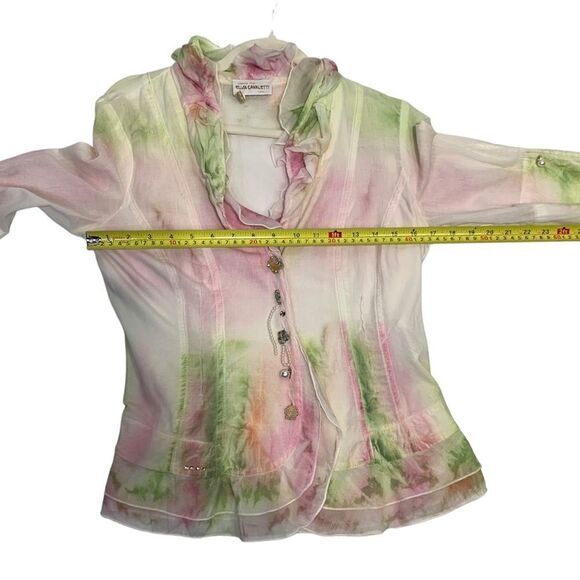 Elisa Cavaletti Unique Blouse Made in Italy - Picture 11 of 14